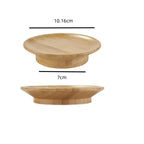 Bamboo Wine Glass Toppers – Set of 4