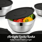 🥗 Gluten Grater with Lid and Salad Bowl Set