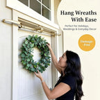 Adjustable Door-Frame Wreath & Garland Hanger Rod