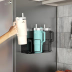 ✨Cup Organizer - Magnetic or Screw Mount Storage for Kitchen, Fridge, or Cabinet
