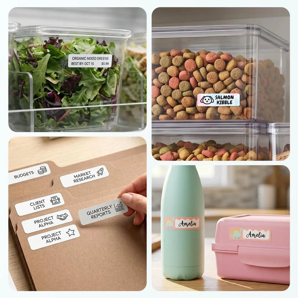 Pocket Bluetooth Label Printer – Ink-Free Home Organizer