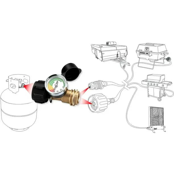 Propane Tank Gauge with Leak Detection – Universal Gas Tank Monito