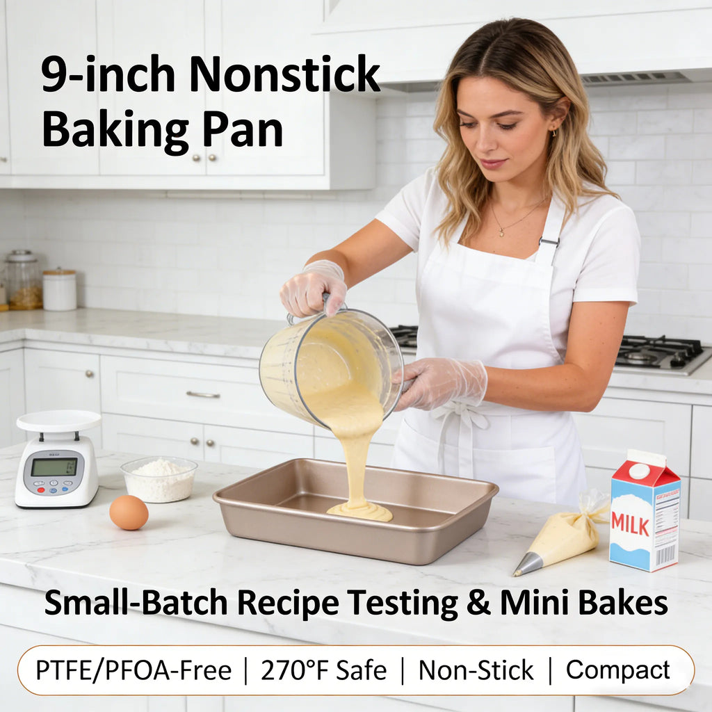 Nonstick Baking Pans Set - 9-inch, 13-inch, 15-inch – Perfect for Meats, Bread, and Cakes 🍰