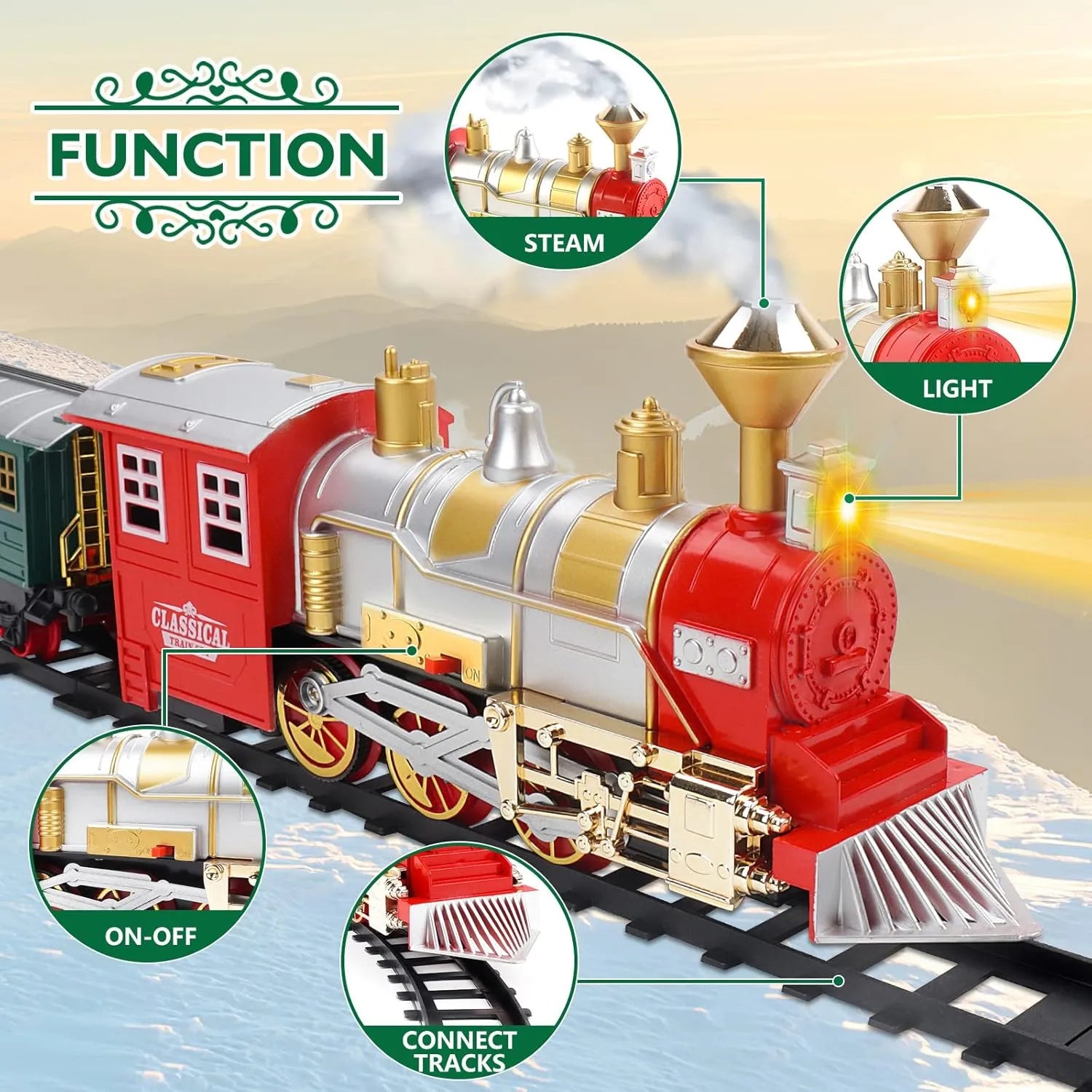 Train Set for Christmas Tree