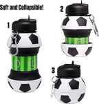 ⚽ Collapsible Soccer Sports Water Bottle