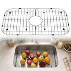 🍽️ Stainless Steel Kitchen Sink Bottom Drain Rack