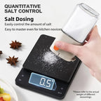 2PCS Smart Salt & Spice Dispenser – Precision Seasoning with One-Touch Control