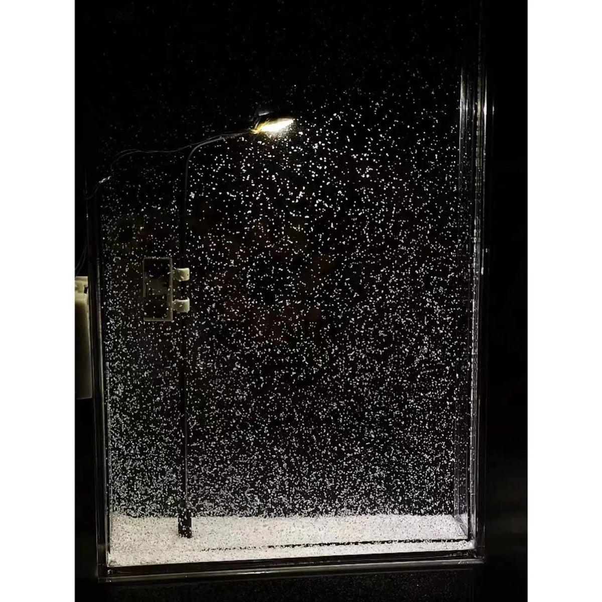 DIY quicksand snow scene night light, transparent snow scene acrylic box
