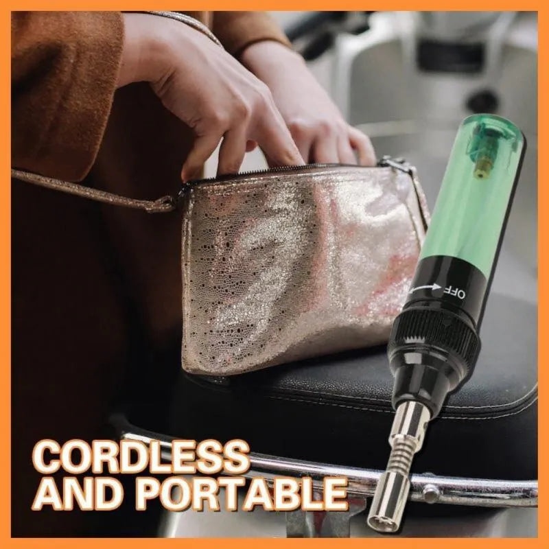 Portable 4-in-1 Soldering Iron Kit | Adjustable Temperature Welding Tool for Automotive and Electronic Repairs