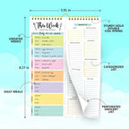 Magnetic Weekly Planner & Shopping List Pad 🧲📝