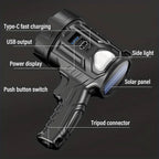 Rechargeable LED Spotlight Flashlight 🔦🏕️