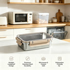 🍱Stainless Steel Leak-Proof Food Storage Container with Lid-2 Pcs
