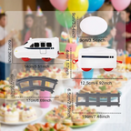 🚂 Food Train Conveyor Set for Kids & Family Parties