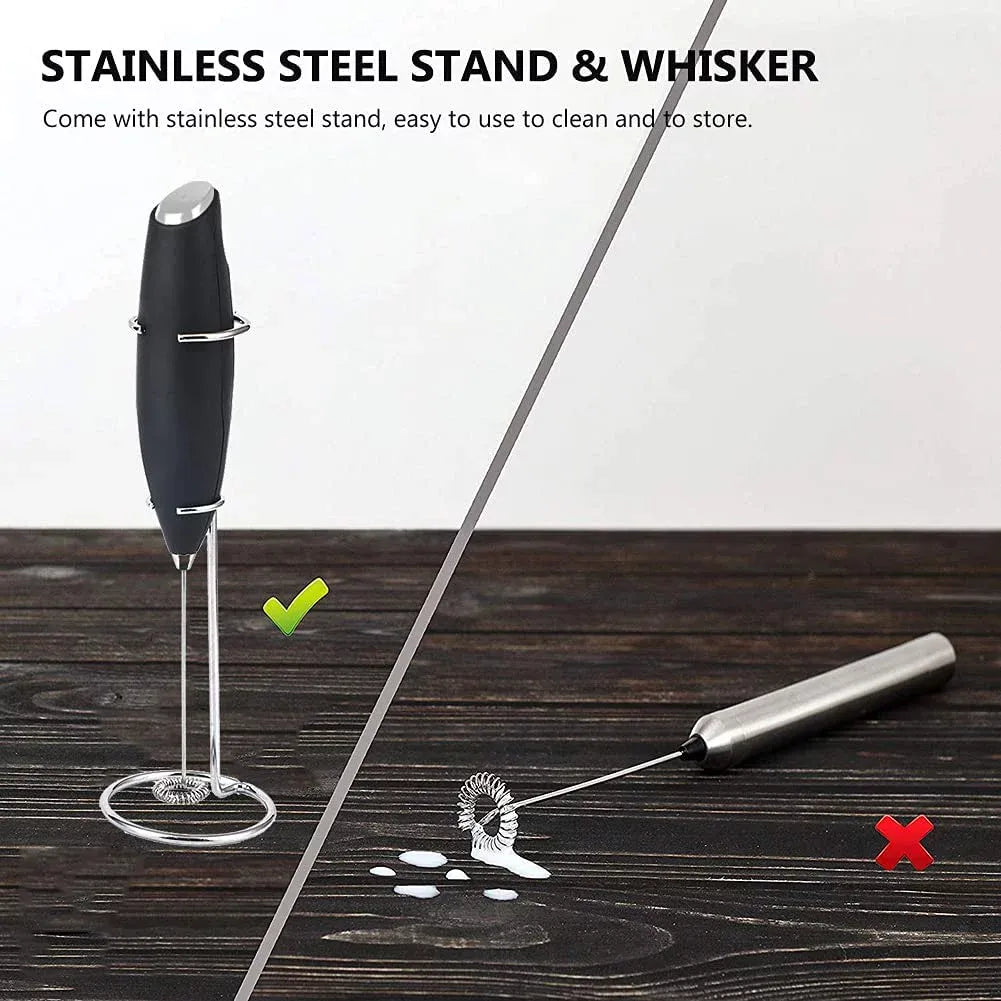 🔥Hot Sale 49% OFF-Milk Frother Handheld With Stand（Various collection colors）