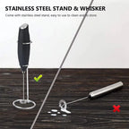 🔥Hot Sale 49% OFF-Milk Frother Handheld With Stand（Various collection colors）