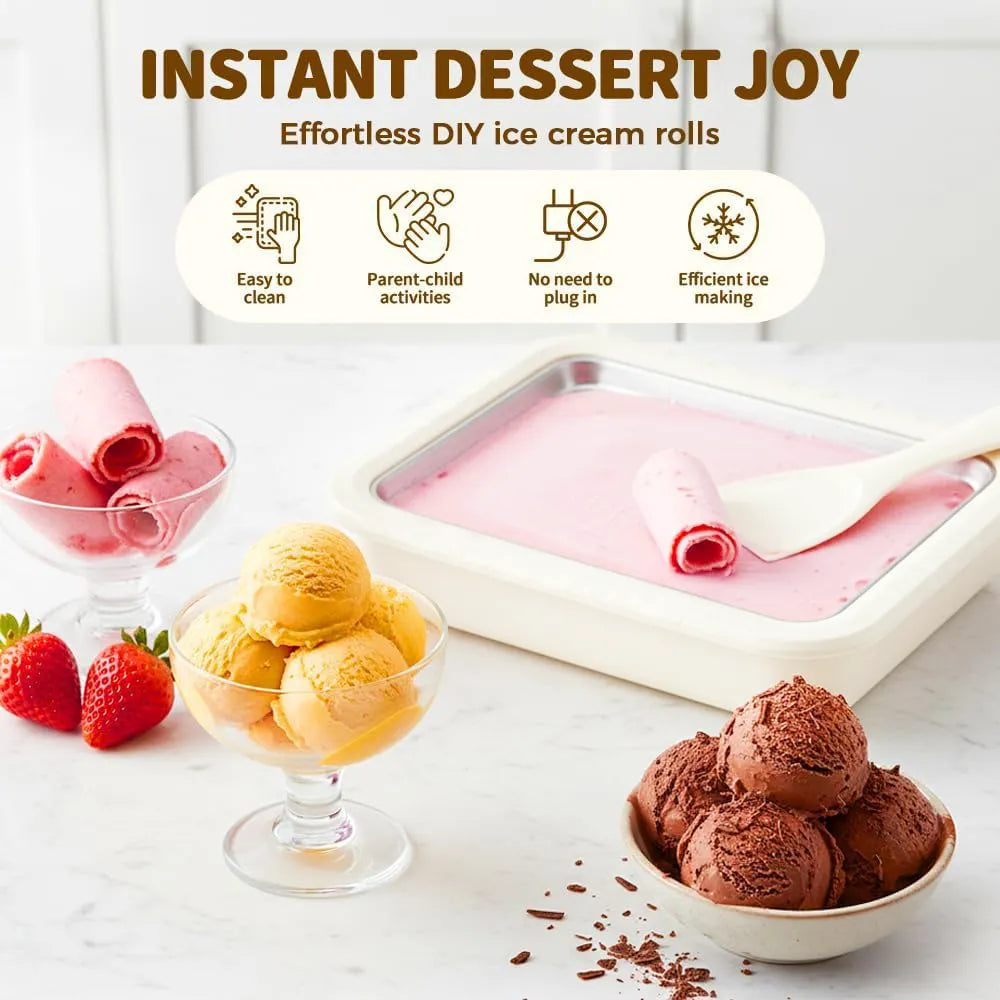 🍦 Rolled Ice Cream Maker Kit