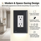 💡 Smart LED Night Light Outlet Cover