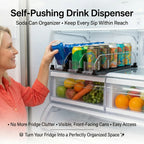 🥤 Self-Pushing Drink Dispenser-Soda Can Organizer