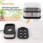 🥚 Fast 6-Egg Cooker – Quick Breakfast Egg Boiler & Steamer