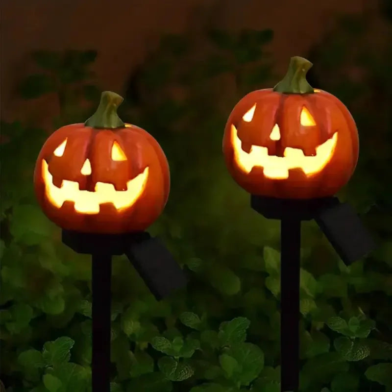 🎃 Light Up Halloween Nights with Solar Pumpkin Pathway Lights!