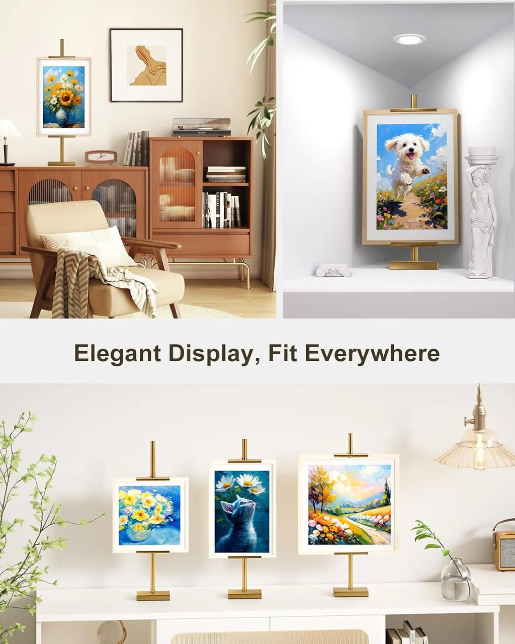 Adjustable Tabletop Easel: Paint or display art comfortably at your desk with a sturdy, space-saving wooden frame 🎨