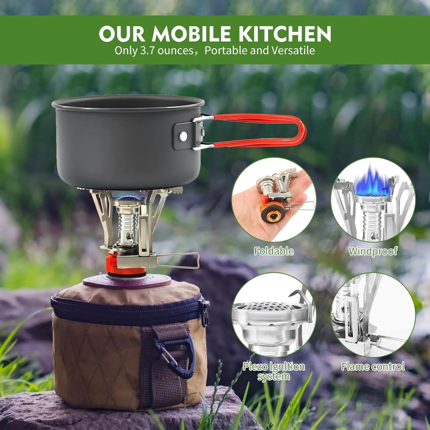 Compact and Powerful Portable Camping Stove