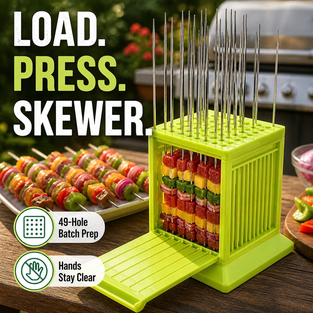 49-Hole Quick-Prep Kebab Maker Box