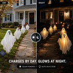 Solar-Powered Floating Ghost Pathway Lights
