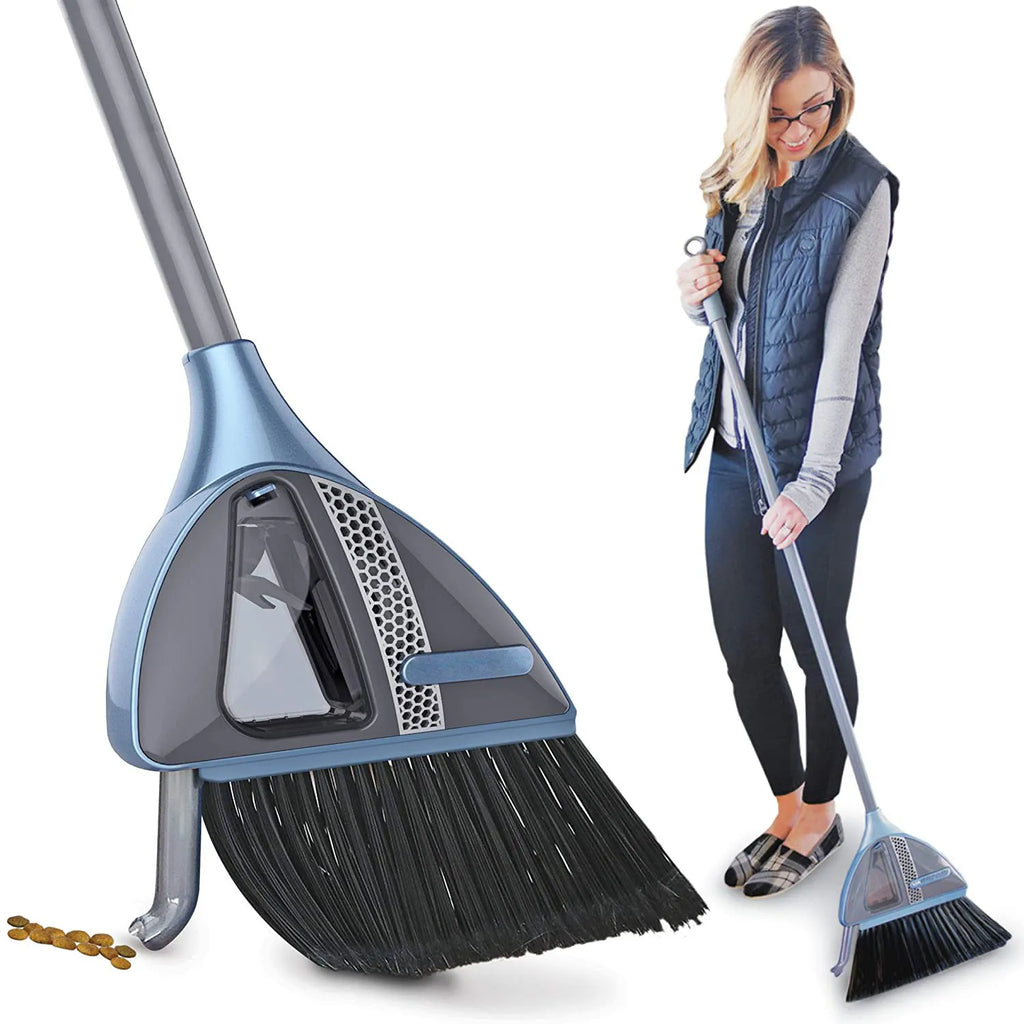 Cordless 2-in-1 Electric Broom with Built-In Vacuum