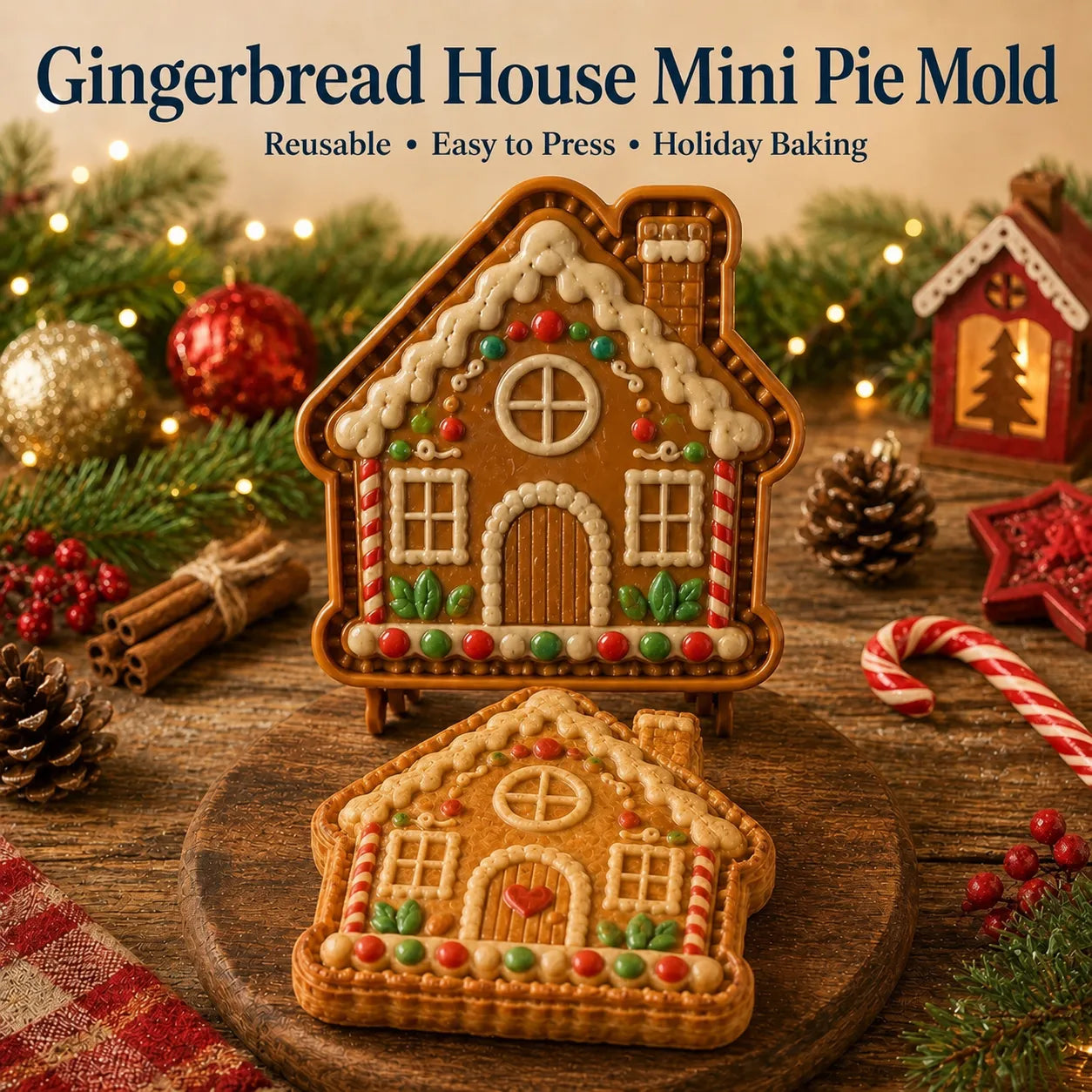 Press & Seal Christmas Mini Pie Mold Collection