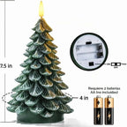 Christmas Tree Flameless LED Candle
