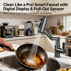 🏠 Smart Kitchen Sink Faucet with Digital Display & Pull-Out Sprayer