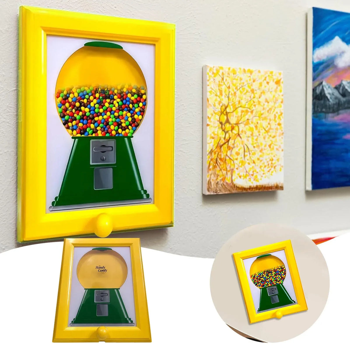 🍬 Wall-Mounted Candy Dispenser Frame – Fun Meets Function