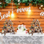 🌿 Wooden three-tiered tray stand