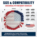 🇺🇸 American Flag Car Hood Cover