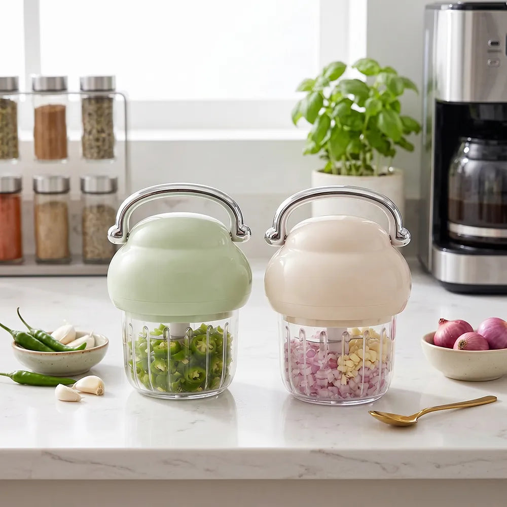 Rechargeable Mini Food Chopper 🔪 Chop Garlic in Seconds