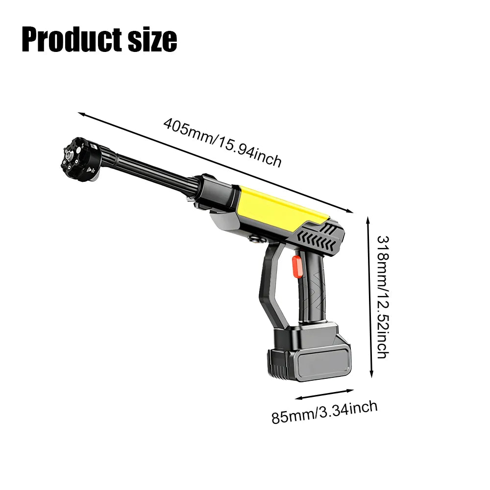 🚿 Cordless High-Pressure Washing Gun