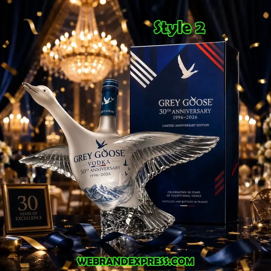 Vodka 3D Sculpted Goose Bottle