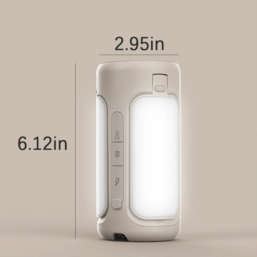 🔦 Rechargeable LED Camping Lantern & Power Bank