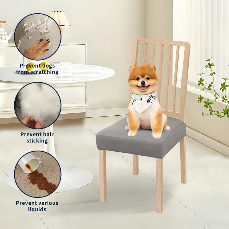 💧 Waterproof Stretch Dining Chair Seat Covers