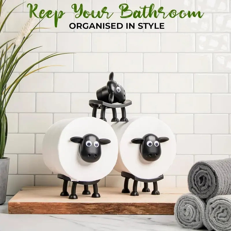 🐑 Sheep Toilet Paper Holder – Make Your Bathroom Baa-rilliant!