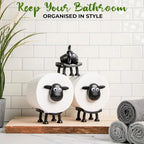 🐑 Sheep Toilet Paper Holder – Make Your Bathroom Baa-rilliant!
