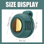 Portable Mini USB Rechargeable Fan - 360° Rotating Clip Fan with 3 Speeds for Personal Use