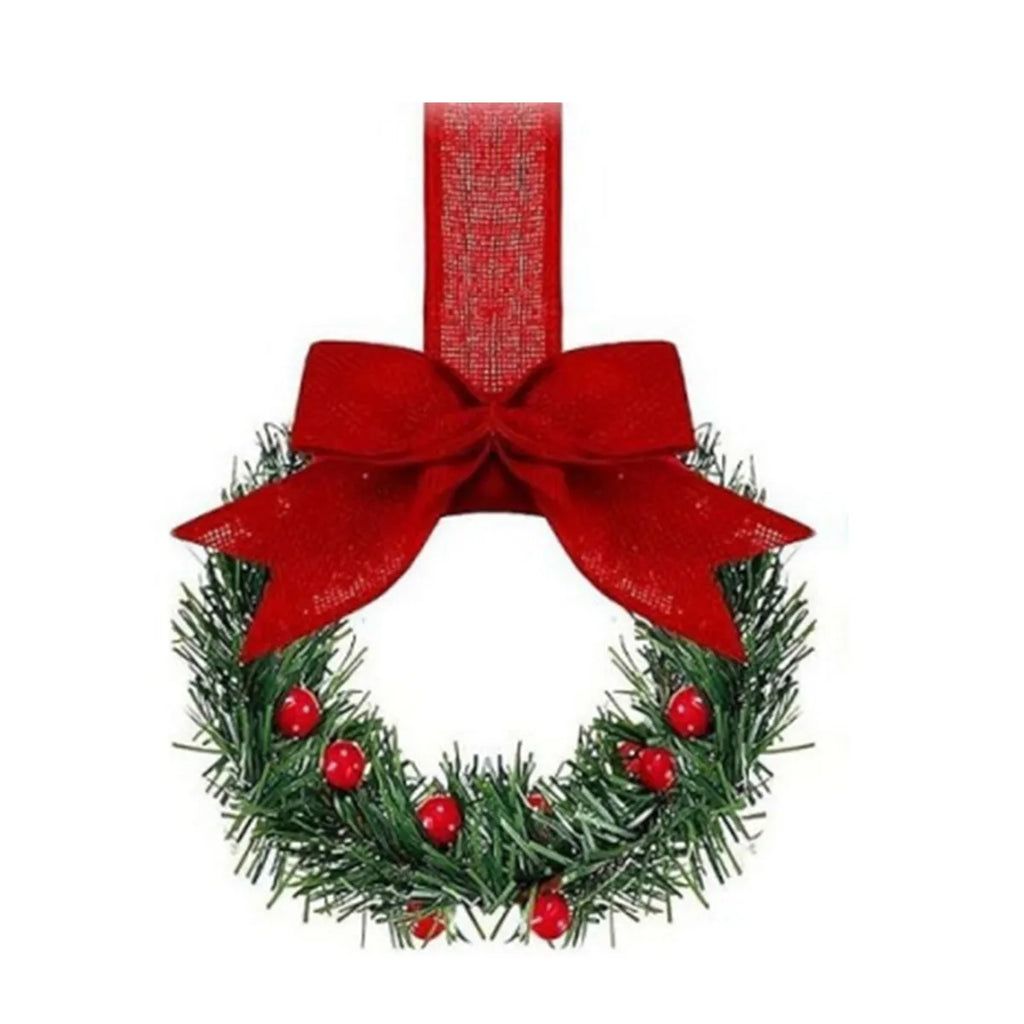 🎄 Versatile Mini Christmas Wreaths – Perfect Festive Decor for Every Corner!