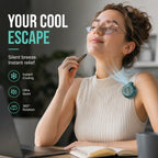 ❄️ Portable Silent Mini Bladeless Clip-On Fan