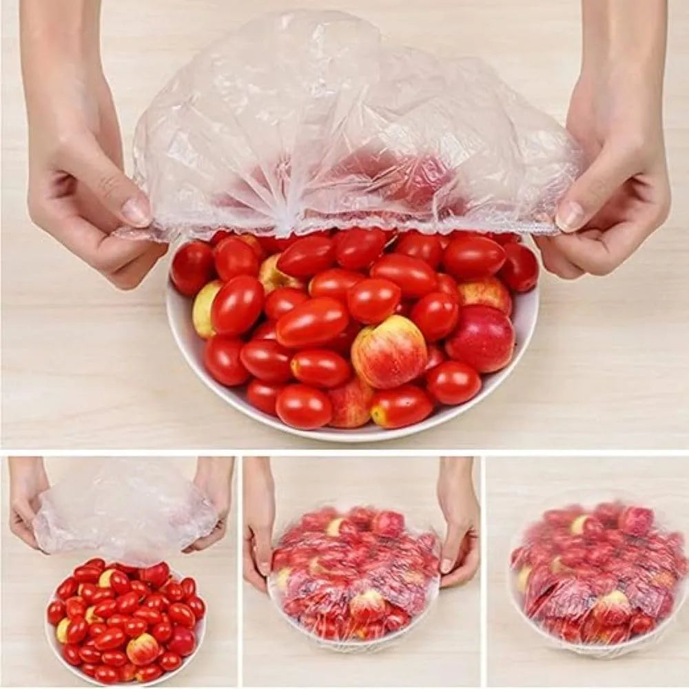 Quick-Cover Elastic Food Covers