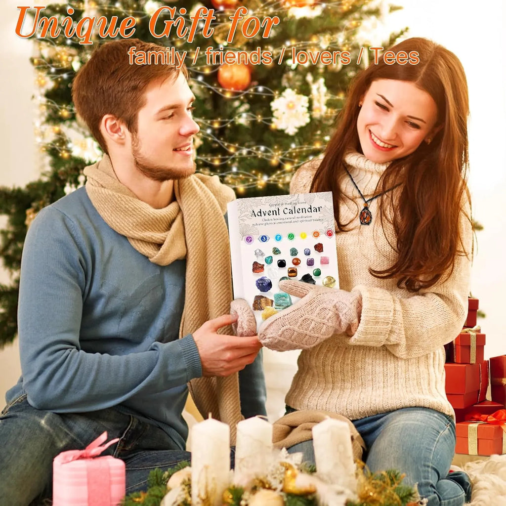 ✨ 2025 Crystal Advent Calendar – 24 Days of Healing Chakra Crystals & Healing Stones