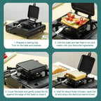🥪Two Sided Sandwich Pan 🔥Last day for 49% off