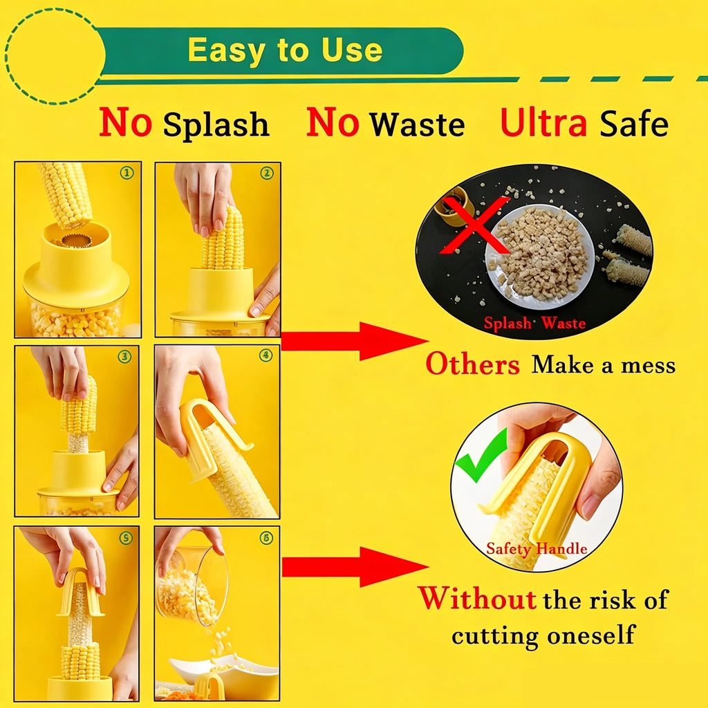 🌽 Stainless Steel Corn Kernel Remover
