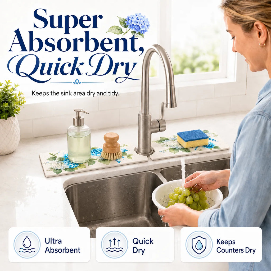 Diatomite Kitchen Sink Mat
